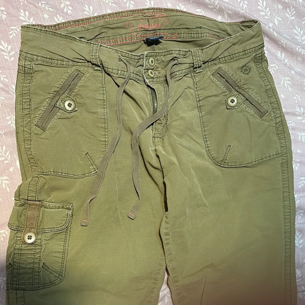90s Green Cargo Pants